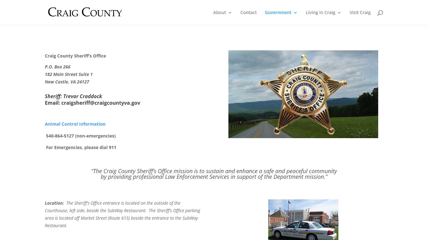 Sheriff’s Office | Craig County, VA